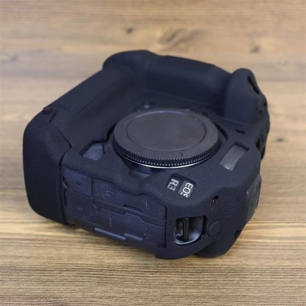 Canon EOS R3 Soft Silicone Protective Case (Black) - Image 5