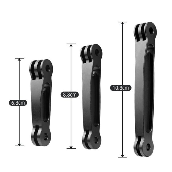 3 in 1 Joint Aluminum Extension Arm Grip Extenter for GoPro, Insta360, DJI and Other Action Cameras - Image 2