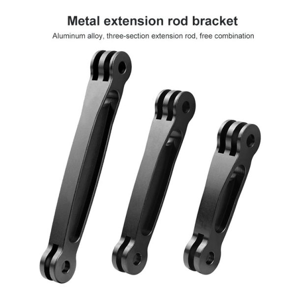 3 in 1 Joint Aluminum Extension Arm Grip Extenter for GoPro, Insta360, DJI and Other Action Cameras - Image 3