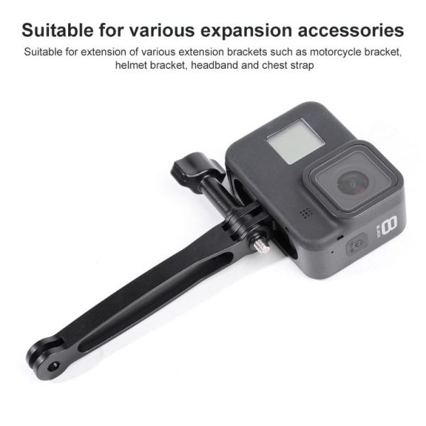 3 in 1 Joint Aluminum Extension Arm Grip Extenter for GoPro, Insta360, DJI and Other Action Cameras - Image 5