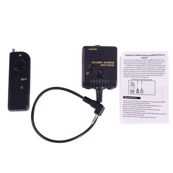 WX2001 Wireless Shutter Release Remote Controller for CANON 1000D / 550D / 60D, PENTAX: K20D / K200D / K10D, SAMSUNG GX-20 / GX-10 Camera - Image 8