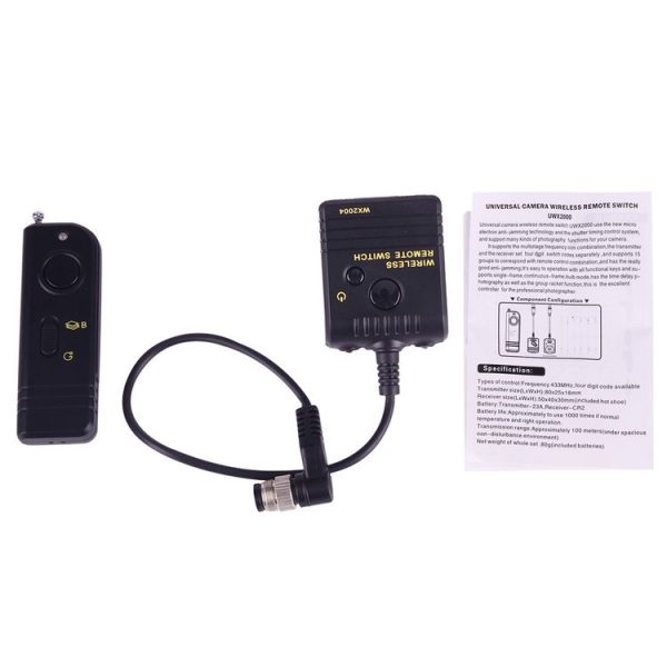 WX2004 Digital Wireless Shutter Release Remote Controller for NIKON: N90s / F5 / F6 / F100 / D2Hs / D2X / D300 / D700, Kodak: DSC-14N, Fuji: S3 Pro / S5 Pro Camera - Image 8