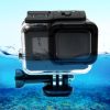 GoPro NEW HERO / HERO6 / 5 30m Waterproof Housing Protective Case + Hollow Back Cover with Buckle Basic Mount & Screw, No Need to Disassemble Lens (GP413)