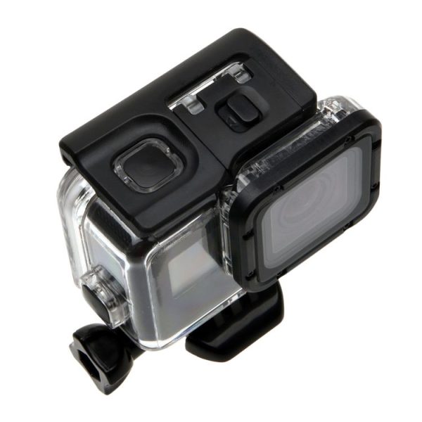 GoPro NEW HERO / HERO6 / 5 30m Waterproof Housing Protective Case + Hollow Back Cover with Buckle Basic Mount & Screw, No Need to Disassemble Lens (GP413) - Image 4