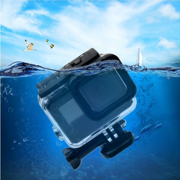 GoPro NEW HERO / HERO6 / 5 30m Waterproof Housing Protective Case + Hollow Back Cover with Buckle Basic Mount & Screw, No Need to Disassemble Lens (GP413) - Image 9