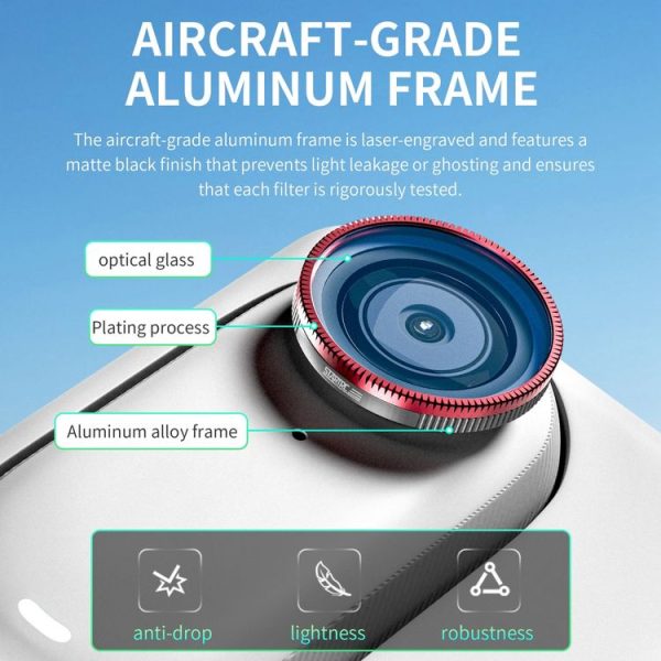 Insta360 GO 3S STARTRC CPL Camera Lens Filter (Black Red) - Image 4