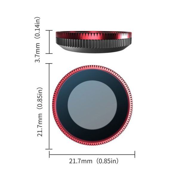 Insta360 GO 3S STARTRC MCUV Camera Lens Filter (Black Red) - Image 7