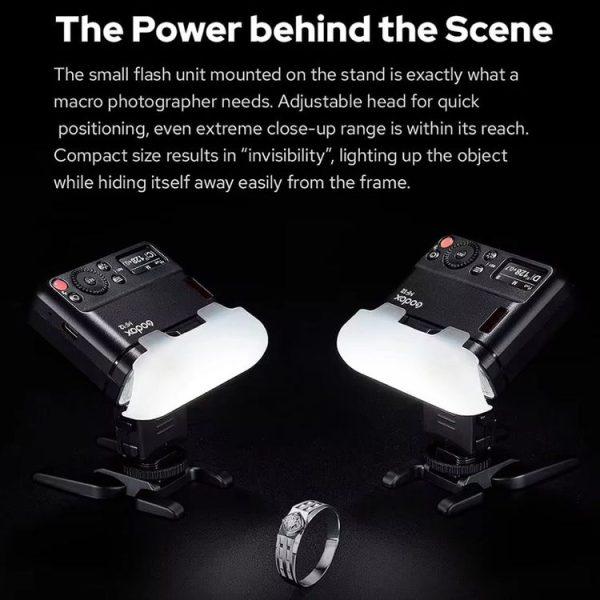 Godox MF12 Macro Flash 2.4 GHz Wireless Control Light (Black) - Image 6
