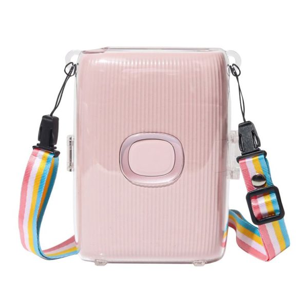 FUJIFILM Instax mini Link 2 Crystal Hard Case Camera Bag with Shoulder Strap (Transparent) - Image 4