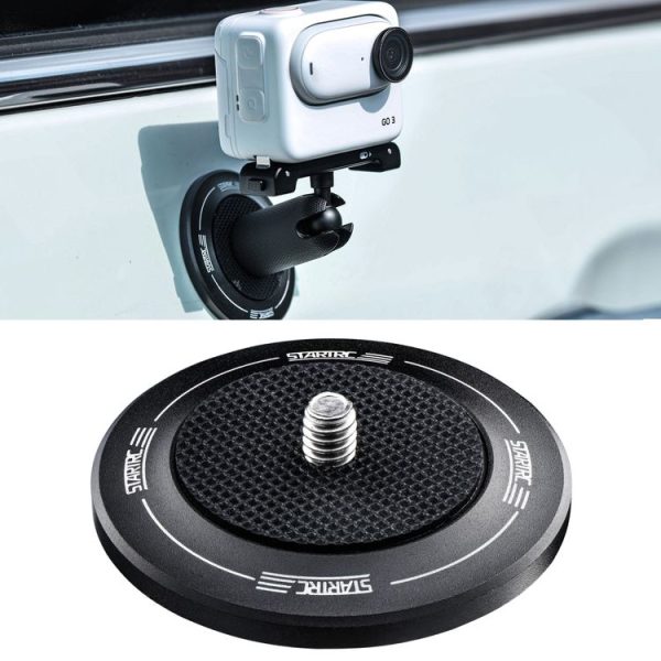 STARTRC Magnetic Base 1 / 4 Interface Metal Mount (Black)