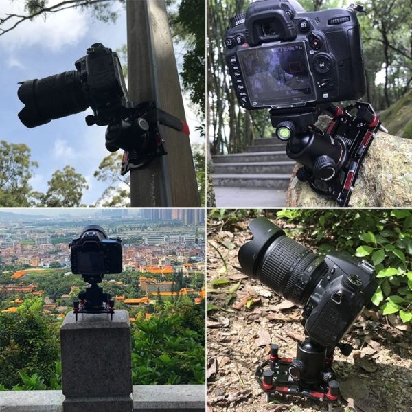 Changeable Multifunctional Holder Tripod Head Quick Release Plate Mount for Digital Camera - Image 12