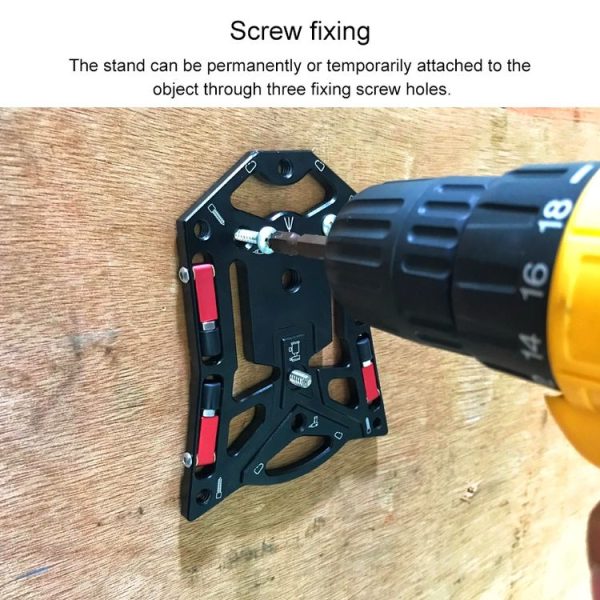 Changeable Multifunctional Holder Tripod Head Quick Release Plate Mount for Digital Camera - Image 5