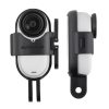 Insta360 GO 3S / GO 3 Sunnylife Foldable Vertical-Horizontal Mount Adapter Protective Frame Brackets Housing Case (Black)