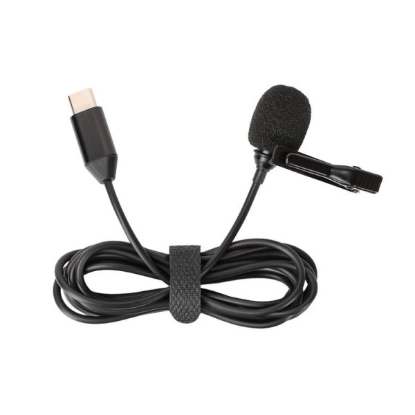 Insta360 Ace / Ace Pro Sunnylife Lavalier Clip Type-C Recording Microphone (Black)