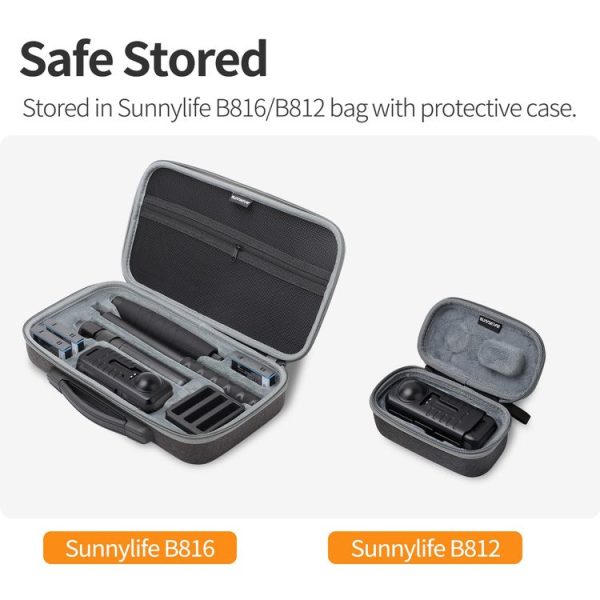 Insta360 X4 Sunnylife Integrated Lens Screen Camera Cover Protector Screen Protective Case (Transparent Black) - Image 10