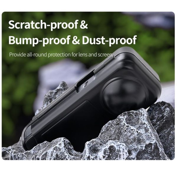 Insta360 X4 Sunnylife Integrated Lens Screen Camera Cover Protector Screen Protective Case (Transparent Black) - Image 6