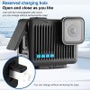 GoPro HERO 2024 Silicone Protective Case with Wrist Strap & Lens Cover (Black) - Image 4