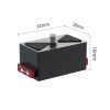 Metal Quick Release Base Adapter for GoPro, Insta360, DJI and Other Action Cameras (Black) - Image 2