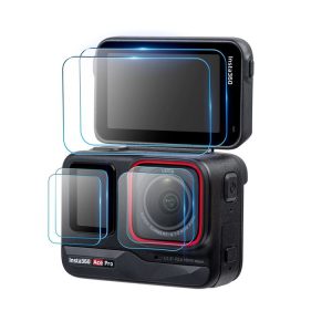 Insta360 Ace Pro STARTRC 2 Sets 3 in 1 Rear & Front Screen + Lens Tempered Glass Film