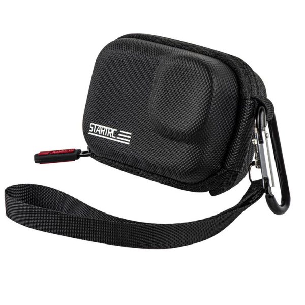 STARTRC Camera PU Carry Case For Insta360 GO3 / DJI Action 3 / 4 / 5 Pro (Black)