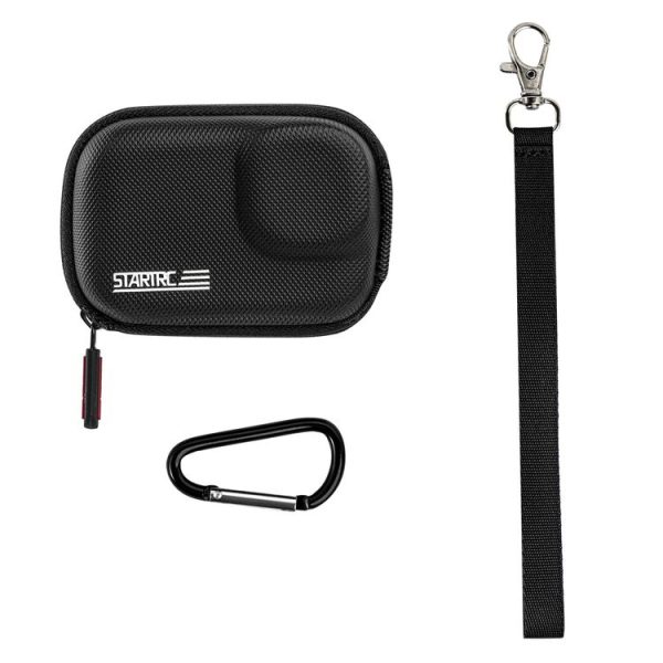 STARTRC Camera PU Carry Case For Insta360 GO3 / DJI Action 3 / 4 / 5 Pro (Black) - Image 4