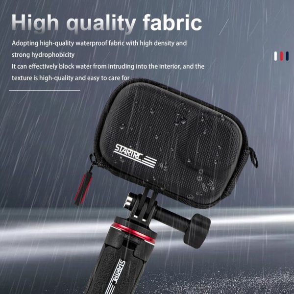 STARTRC Camera PU Carry Case For Insta360 GO3 / DJI Action 3 / 4 / 5 Pro (Black) - Image 9