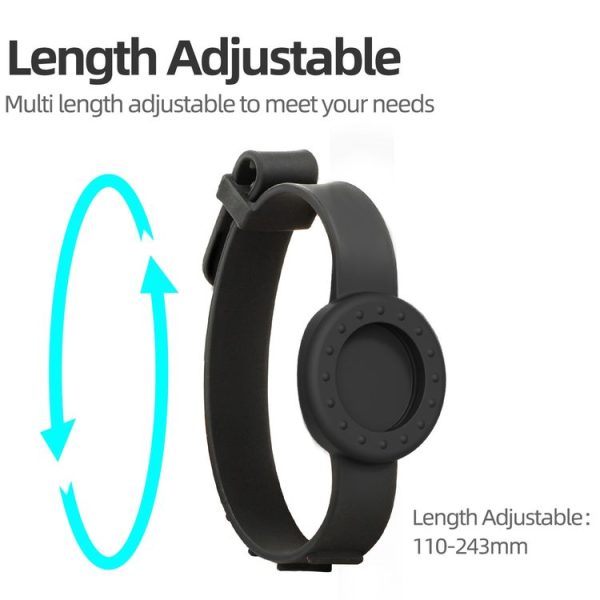 Insta360 GO 3S / GO 3 Sunnylife Camera Strap Magnetic Mount Drone Mount Silicone Wristband Backpack Stripe (Black) - Image 11