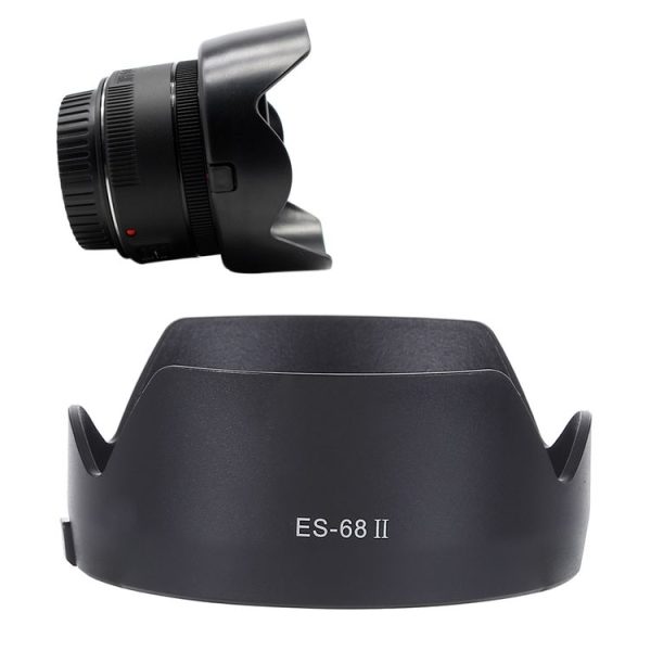 ES-68II Lens Hood Shade for Canon EF 50mm f / 1.8 STM 49mm Lens - Image 4