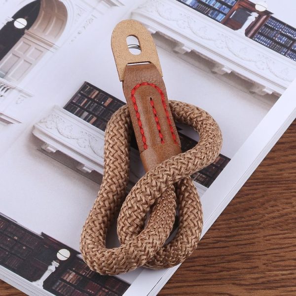 Vintage Cotton Soft Hand Strap Grip Wrist Strap for DSLR / SLR Cameras (Brown) - Image 3