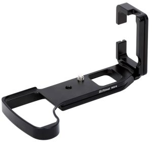 FITTEST LB-RX10 III Vertical Shoot Quick Release L Plate Bracket Base Holder for Sony RX10 III Camera Metal Ballhead (Black)