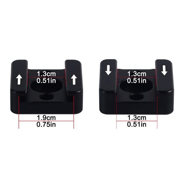 ADAI Cold Shoe Base Mount Adapter Holder with 1 / 4 inch Screw - Image 5
