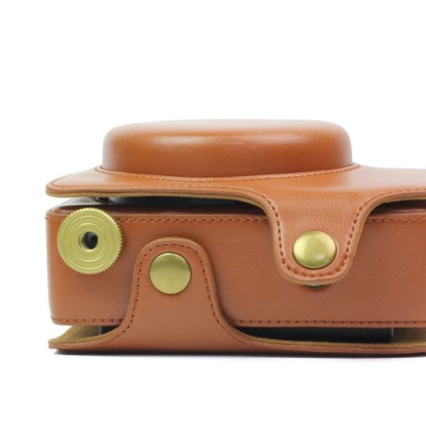 Vintage PU Leather Case Bag for Leica Sofort Camera (Brown) - Image 5