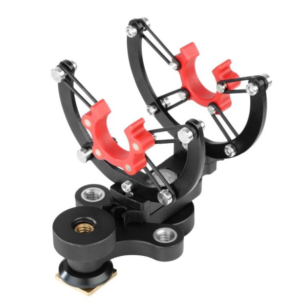 BOYA BY-C40 Camera Microphone Shock Mount Holder Clip with Hot Shoe - Image 2