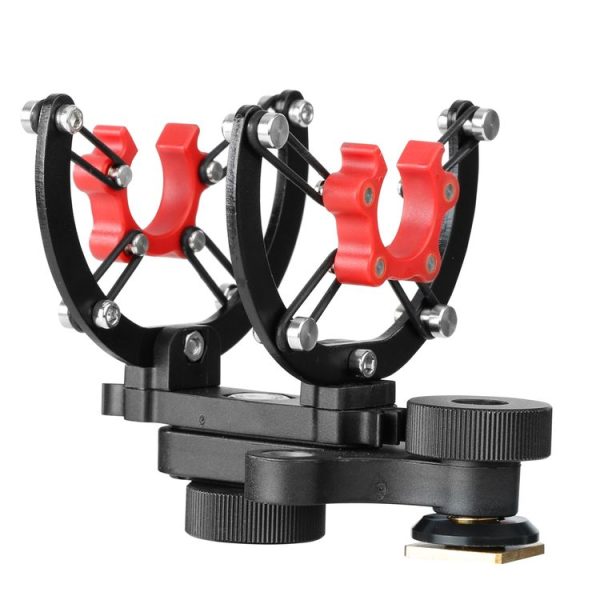 BOYA BY-C40 Camera Microphone Shock Mount Holder Clip with Hot Shoe - Image 3