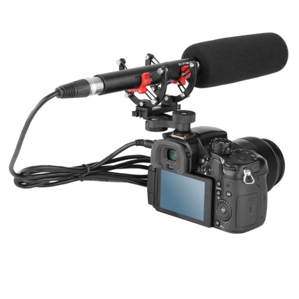 BOYA BY-C40 Camera Microphone Shock Mount Holder Clip with Hot Shoe - Image 6