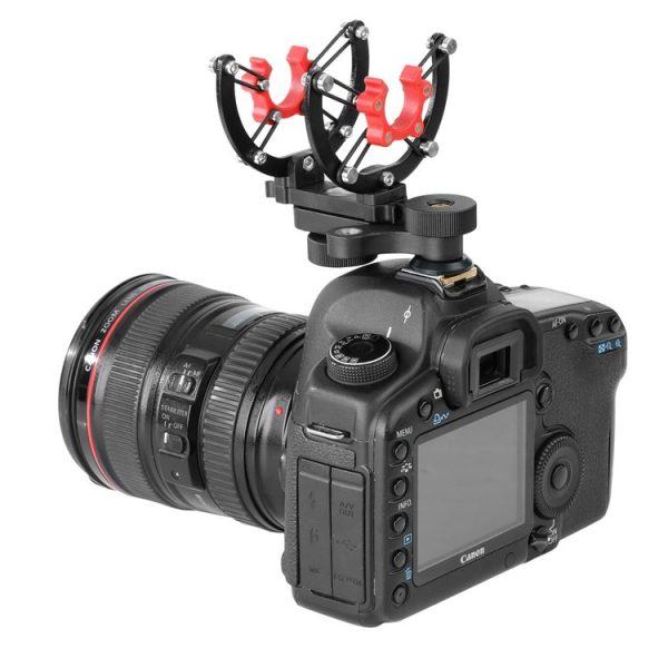 BOYA BY-C40 Camera Microphone Shock Mount Holder Clip with Hot Shoe - Image 7