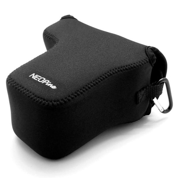 NEOpine Neoprene Shockproof Soft Case Bag with Hook for Sony ILCE-6500 / A6500 Camera (Black) - Image 2