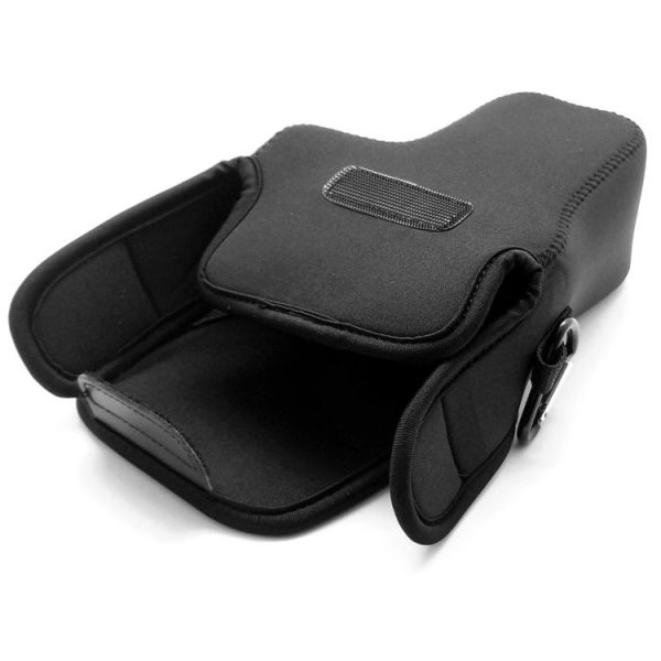 NEOpine Neoprene Shockproof Soft Case Bag with Hook for Sony ILCE-6500 / A6500 Camera (Black) - Image 5