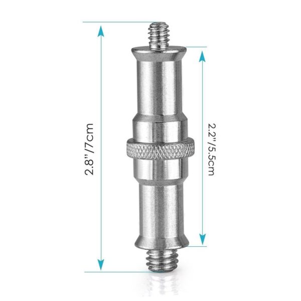 Flash Light Bracket Aluminum 1 / 4 to 3 / 8 Screw Thread Adapter - Image 5