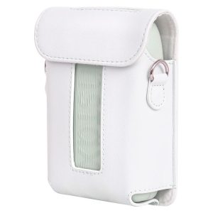 FUJIFILM Instax mini Link 3 Full Body Leather Case Bag with Strap (White)