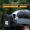 Sunnylife TD672 360 Rotation Adjustable Head Strap Vlog POV Mount Belt for GoPro, Insta360, DJI Osmo Action and Other Action Cameras (Camouflage) - Image 3