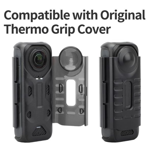 Insta360 X4 Sunnylife Integrated Lens Screen Protective Cover (Transparent Black) - Image 6