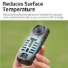 Insta360 X4 Sunnylife Graphene Case High Thermal Conductivity Protective Case with Hand Strap (Black) - Image 4