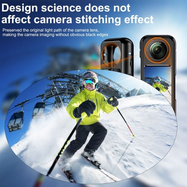 Insta360 X4 Aluminum Alloy Metal Protective Cage Housing Frame (Black) - Image 6