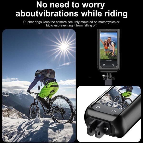 Insta360 X4 Aluminum Alloy Metal Protective Cage Housing Frame (Black) - Image 7