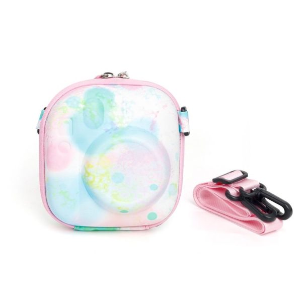 Painted EVA Hard Case PU Storage Bag for FUJIFILM Instax mini 7+ / 8 / 9 / 11 / 12 / 40 (Dream Bubbles)