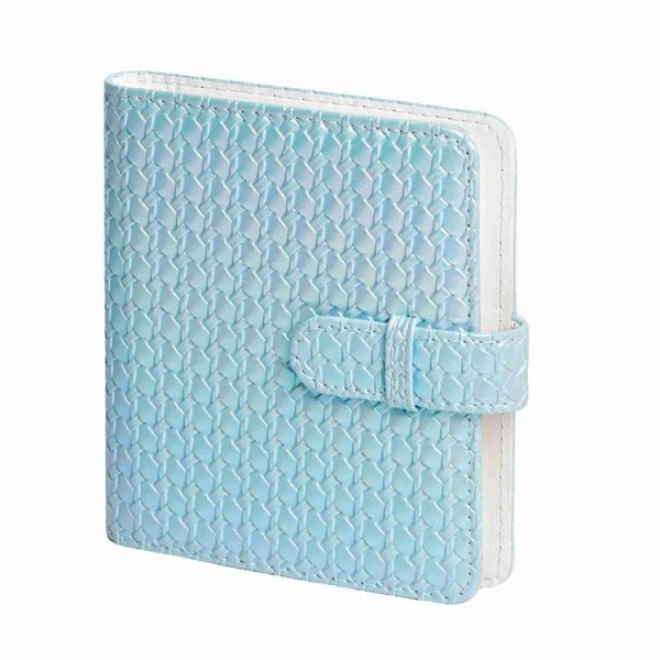 FUJIFILM instax mini 12 Colorful Woven Leather Case Full Body Camera Bag + Photo Album with Strap (Blue) - Image 6
