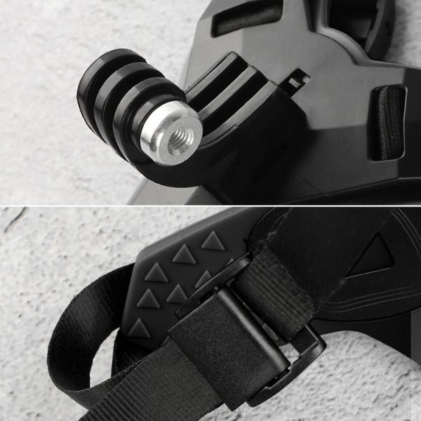 Helmet Belt Mount for GoPro, Insta360, DJI and Other Action Cameras (Black) - Image 3