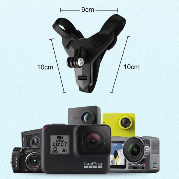 Helmet Belt Mount for GoPro, Insta360, DJI and Other Action Cameras (Black) - Image 6
