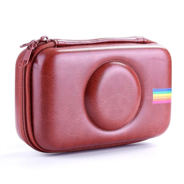 Camera Bag EVA Shockproof Camera Storage Bag for Polaroid Snap Touch (Brown) - Image 2